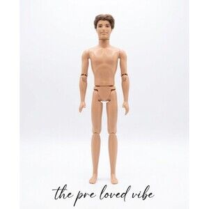 Barbie Mattel Ken Doll Rooted Hair Articulated Nude Male